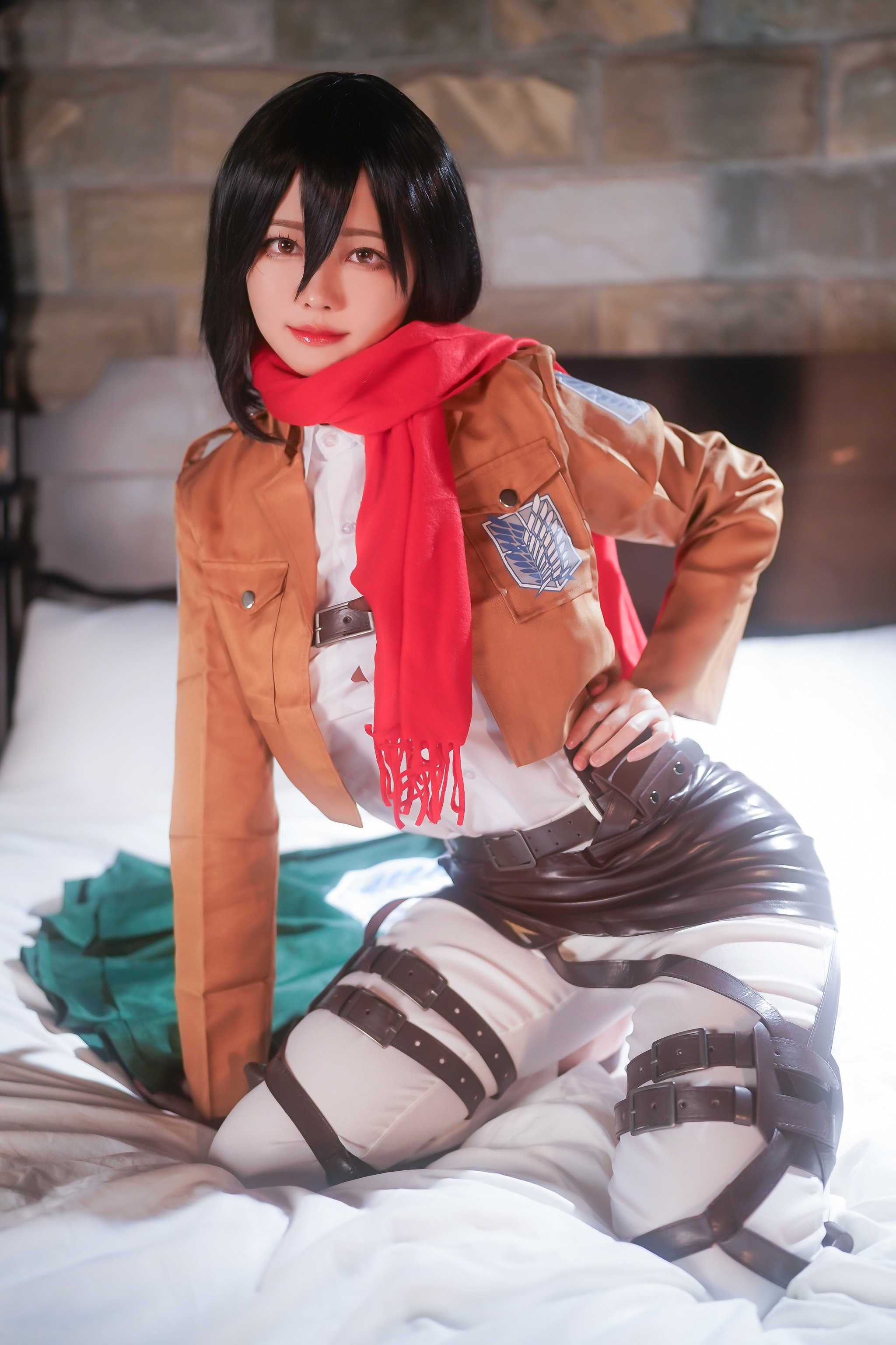 图片[1]-Arty亚缇 – NO.086 Mikasa Ackerman[35P]-XikXak